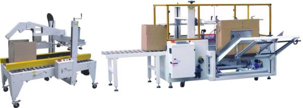 Automatic Box Erector w/ Case Taping and Sealing